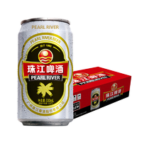 抖音超值购：珠江啤酒 12°P 经典老珠江啤酒 330mL*12听 整箱装