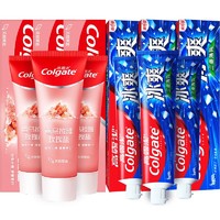 Colgate 高露洁 共6支 牙膏喜马盐4支+三重薄荷2支