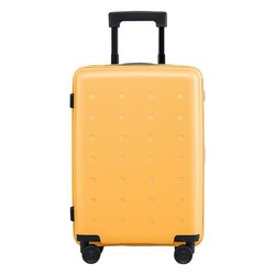 MI 小米 行李箱小型20英寸旅行箱登机箱万向轮拉杆箱男女密码箱青春款黄色