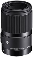 SIGMA 适马 271956 70毫米 F2.8 DG Macro 艺术镜头（49毫米 滤镜螺纹）用于 Sigma 镜头卡口