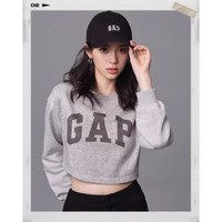 88VIP：Gap 盖璞 女士经典LOGO圆领卫衣 891358