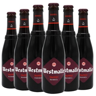 Westmalle 西麦尔 双料修道士精酿 啤酒 330ml*6瓶 整箱装 比利时进口