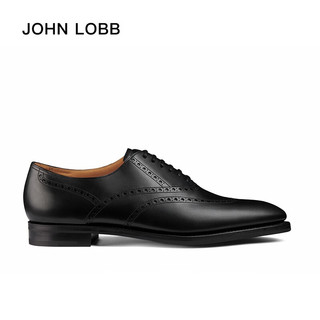 JOHN LOBB【冬】男士Bristol 黑色牛津小牛皮雕花鞋 10(44)