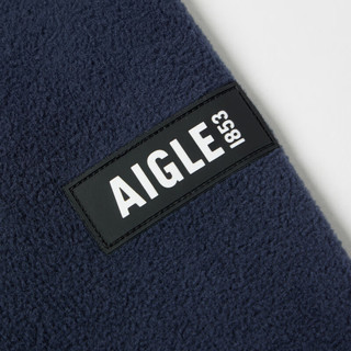 AIGLE【11.11】AIGLE艾高23年秋户外保暖全拉链抓绒衣男士外套 帝国深蓝 AR501 XL