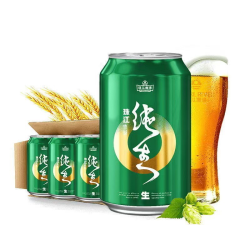 抖音超值购pearlriver珠江啤酒珠江9p330ml12罐