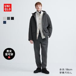 UNIQLO 优衣库 男士仿羊羔绒运动长裤 463343