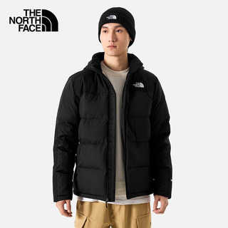 北面（The North Face）预羽绒服保暖外套男550蓬鹅绒填充|4U82 JK3/黑色 XL/180(拍大一码)