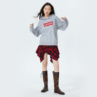Levi's李维斯女士连帽卫衣oversize落肩LOGO上装