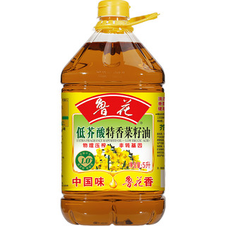 luhua 鲁花 低芥酸 压榨特香菜籽油 5L