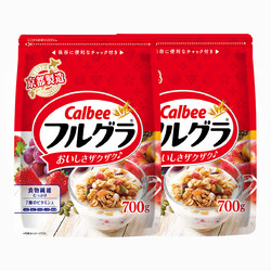 Calbee 卡乐比 日本卡乐比Calbee富果乐水果麦片700g/袋*2