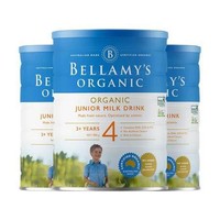 BELLAMY'S 贝拉米 有机儿童牛奶粉4段3岁以上 900g*3罐