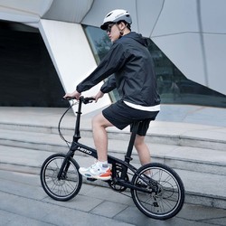 小米有品 HIMO 碳纤维折叠自行车C6 碳纤黑 1辆/箱