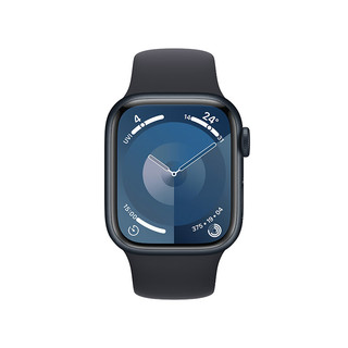 Apple 苹果 京东自营:Watch Series 9 智能手表41毫米午夜色铝金属表壳M/LiWatch s9