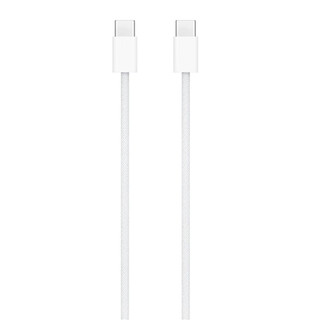 Apple 苹果 15原装数据线充电器Type-C20W快充 双USB-C数据线（1米编织线）