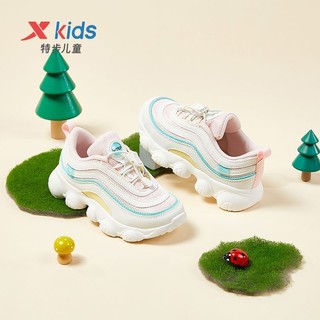 特步儿童2022春秋女童运动鞋休闲男童鞋跑步鞋中大童跑步鞋子