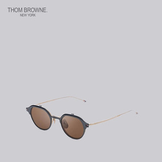 THOM BROWNE黑铁色方框太阳眼镜 黑铁色 通用