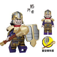 迪库三国小侠百战精兵团西凉铁骑丹阳兵中古代军事战马人仔积木 20339陷阵营