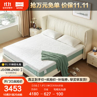 林氏家居家用主卧双人床弹簧床垫24cm厚偏硬床垫子CD605 【白色】1.8*2.0米CD605A床垫