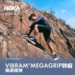 HOKA ONE ONE【双11礼包】男女卡哈2低帮徒步鞋Kaha 2 LowGTX减震防水 岩石灰/流沙色+杖 45/290mm