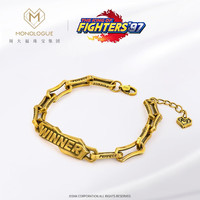 MONOLOGUE独白拳皇联名足金复古黄金WINNER拼接手链MR1306女 15cm