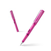 LAMY 凌美 钢笔safari狩猎系列粉色单只装 德国进口F0.7mm 粉色1