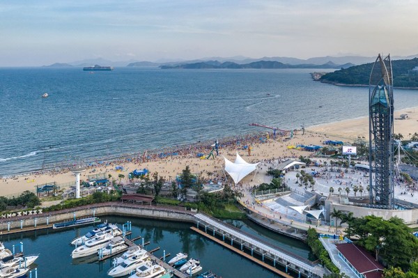 隔壁沙洲际平替！深圳大梅沙京基海湾大酒店 高级大床房/豪华房1-2晚可拆分（双早+双人晚餐/旅拍等）