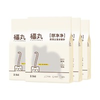 FUKUMARU 福丸 膨润土豆腐混合猫砂2.5kg×4袋