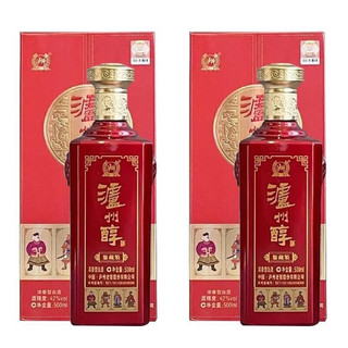 泸州老窖 泸州 老窖泸州醇42度浓香型酒 500ml*2（赠礼袋）