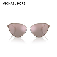 MICHAEL KORS/MK【秋冬】女墨镜时尚猫眼休闲太阳镜眼镜0MK1140 金色镜面镜片/玫瑰金镜腿11084Z 59