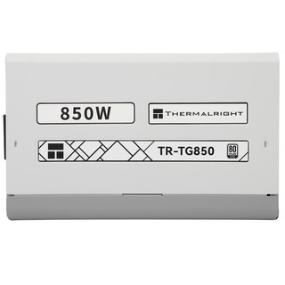 Thermalright 利民 TR-TG850 压纹线版 金牌（90%）全模组ATX电源 850W 白色