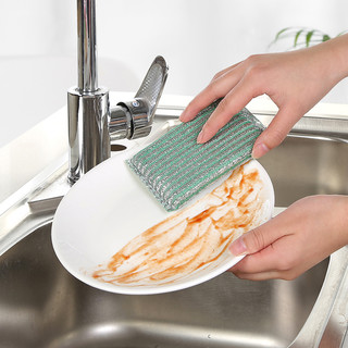 厨房洗锅海绵擦百洁布家用洗碗巾不沾油双面刷碗布魔力擦刷碗