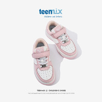 天美意（TEENMIX）天美意童鞋儿童运动鞋秋季低帮白色女童鞋子中大童潮款 粉色 27码