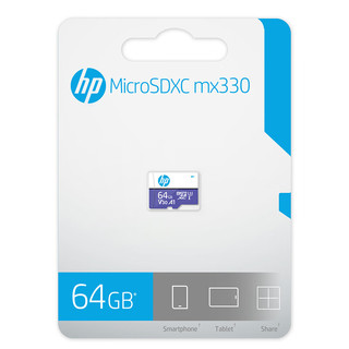 HP 惠普 64GB TF（MicroSD）存储卡 U3 V30 A1行车记录仪&安防监控手机平板高速内存卡