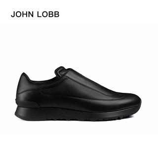 JOHN LOBB【冬】男士River黑色小牛皮运动鞋 6H(40.5)