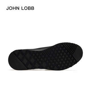 JOHN LOBB【冬】男士River黑色小牛皮运动鞋 6H(40.5)