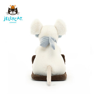 Jellycat 2023圣诞圣诞雪橇小老鼠 毛绒玩具玩偶公仔 圣诞雪橇小老鼠 H18 X W11 CM