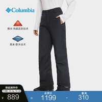 哥伦比亚 户外23秋冬新品女子银点单板防水保暖滑雪裤WR1068 012 L(165/66A)