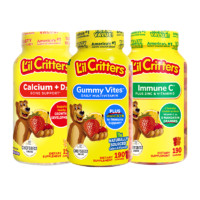 L'il Critters 美国婴幼儿童复合维生素叶黄素营养软糖 多维190+VC190粒+钙150粒