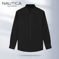 NAUTICA 诺帝卡 TAILORED2023男士商务正装长袖衬衣