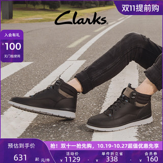 Clarks 其乐 男鞋秋冬款经典高帮鞋休闲保暖潮流户外登山靴马丁靴