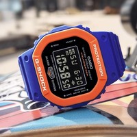 CASIO 卡西欧 SKATERFLAVOR系列 撞色运动手表