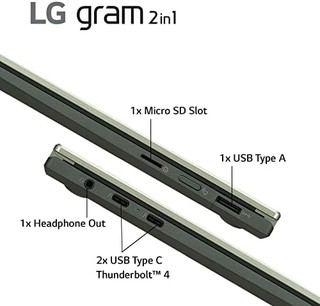 gram 笔记本电脑 16T90Q 二合一 16 英寸触摸屏