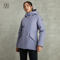 KOLON SPORT/可隆羽绒服 女子户外戈尔防风防水透湿鹅绒服 LKDJ3WN204-IS 蓝紫色 165/M