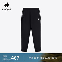 乐卡克法国公鸡男款2023运动舒适针织休闲裤运动裤CL-4506233 黑色/BLK S
