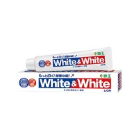 抖音超值购：狮王 WHITE&WHITE;大白牙膏150g×4支原装进口多效亮白清新包装升级