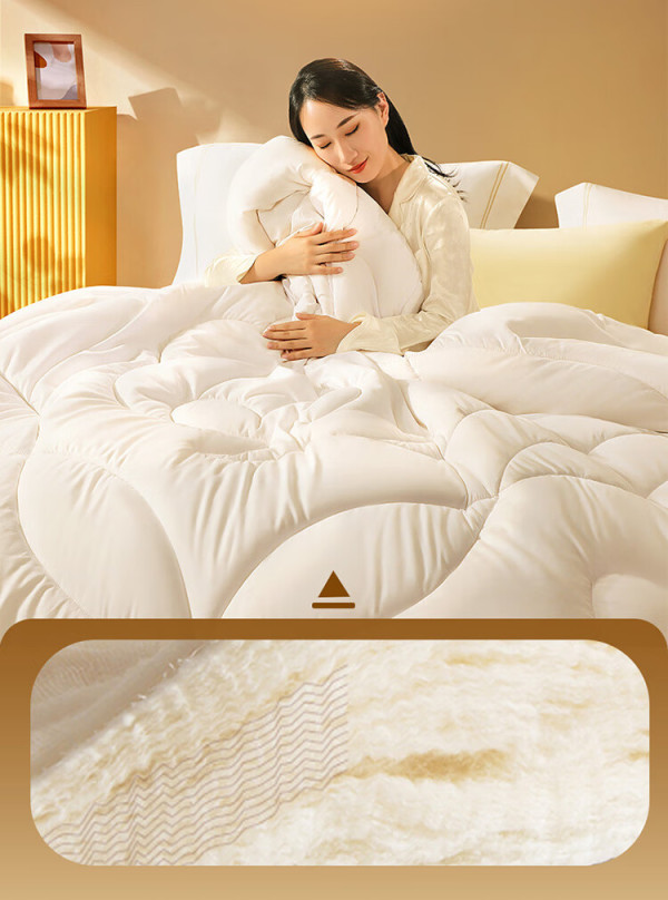 【省220元】富安娜被子褥子_fuanna 富安娜 新疆棉花纤维被 七孔抑菌