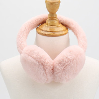 ABAY冬季保暖耳罩女韩版可爱耳捂冬季护耳毛绒耳包防冻可调节耳套 粉色