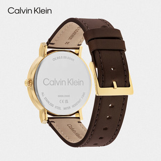 卡尔文·克莱恩 Calvin Klein 凯文克莱（Calvin Klein）CK格调款皮表带男士腕表25200261