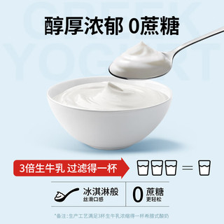 yoplait 优诺 0蔗糖希腊酸奶 8.8g蛋白质营养健身480g家庭装 低温酸牛奶生鲜