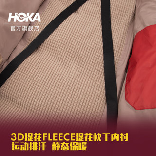 HOKA ONE ONE【李现同款】男女款连帽羽绒服U Down Jacket鹅绒保暖防风防泼水 红色 M